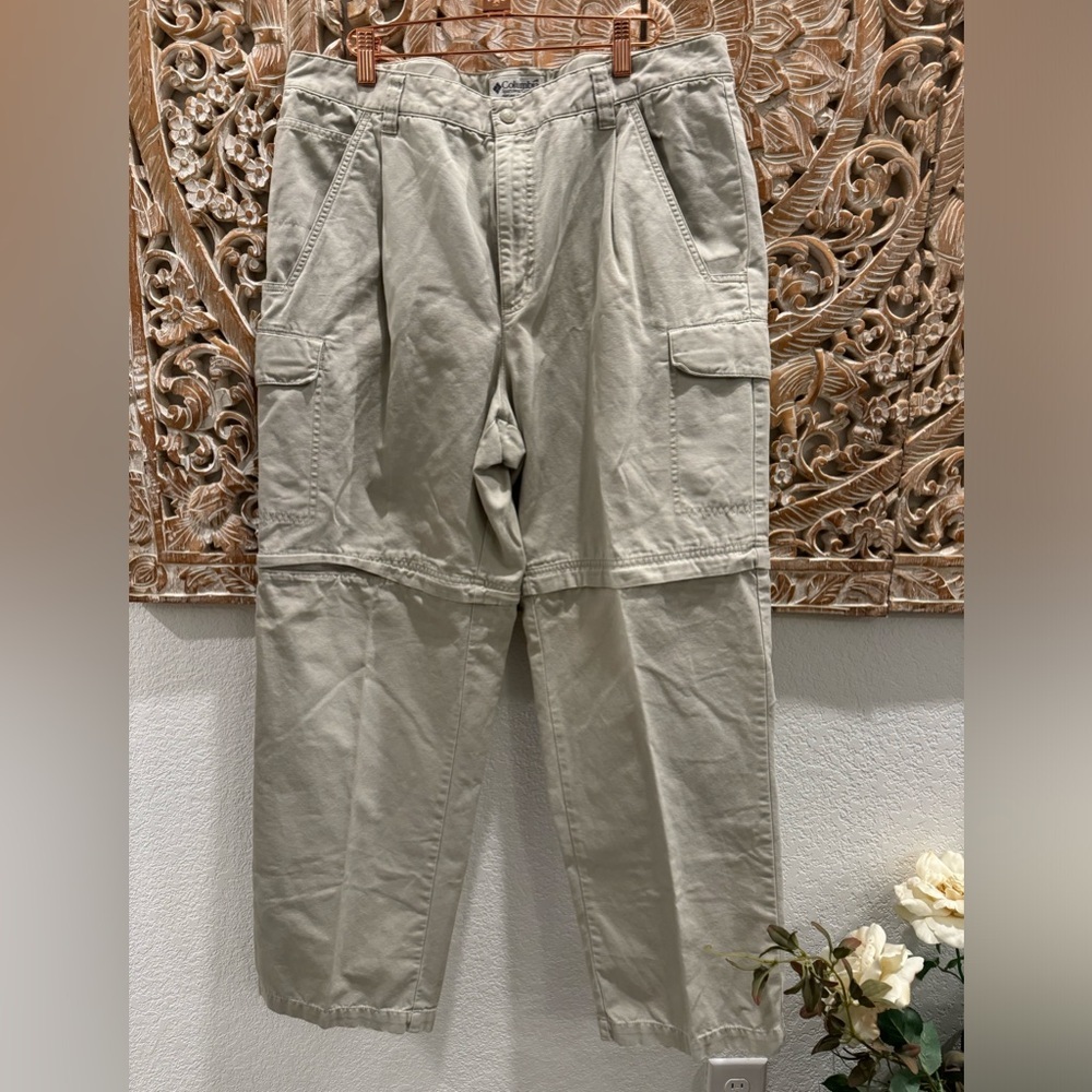 Columbia Cargo Zip-off Cargo Pants- size 38”x30”